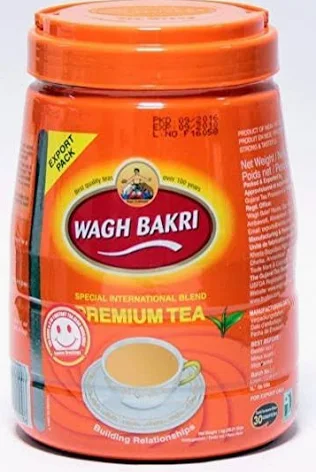 Wagh Bakri Tea 1kg Jar