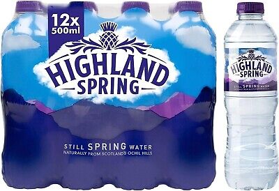 HIGHLAND SPRING STILL WATER 12 X 500Ml